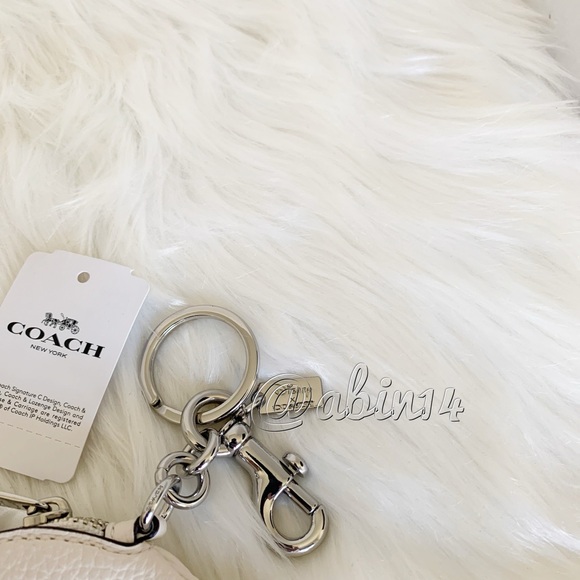 NWT Coach x Disney Round Leather Coin Case Pouch - Picture 3 of 6